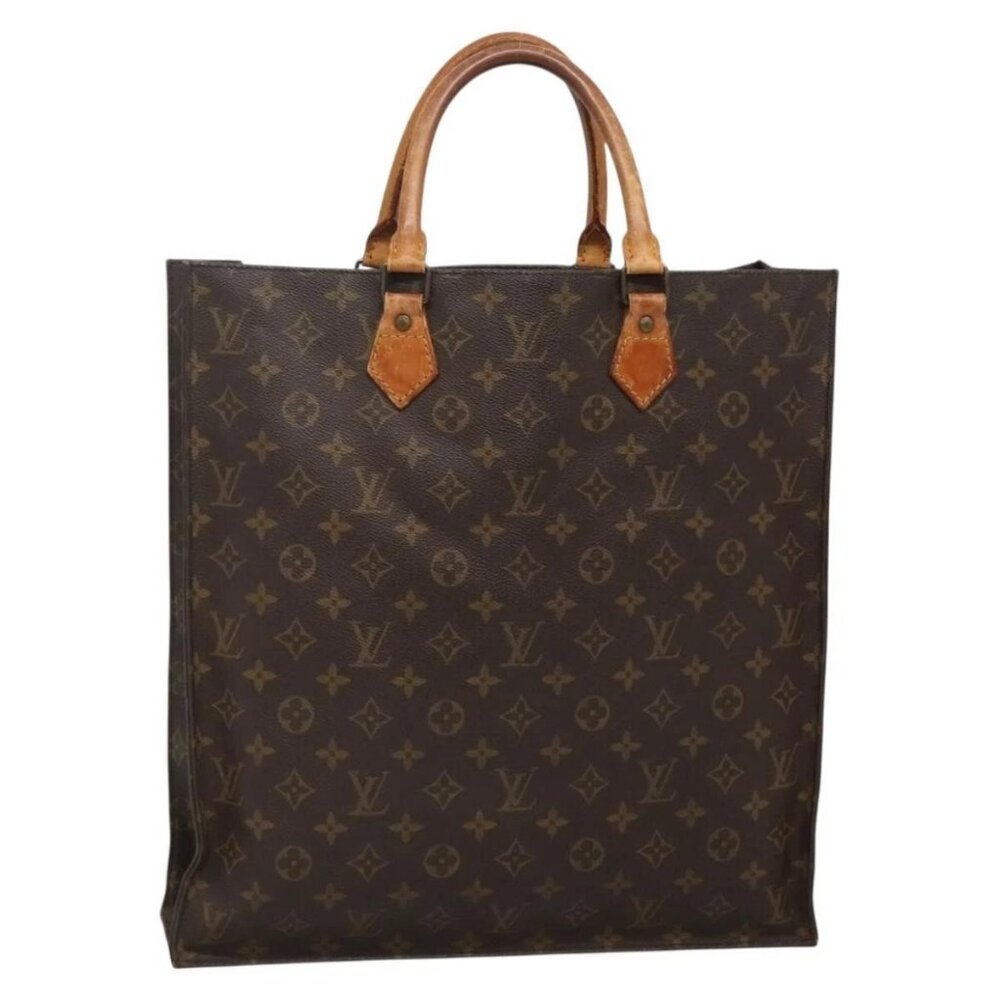 LOUIS VUITTON Monogram Sac Plat Hand Bag M51140 LV Auth 140437 - Picture 2 of 16